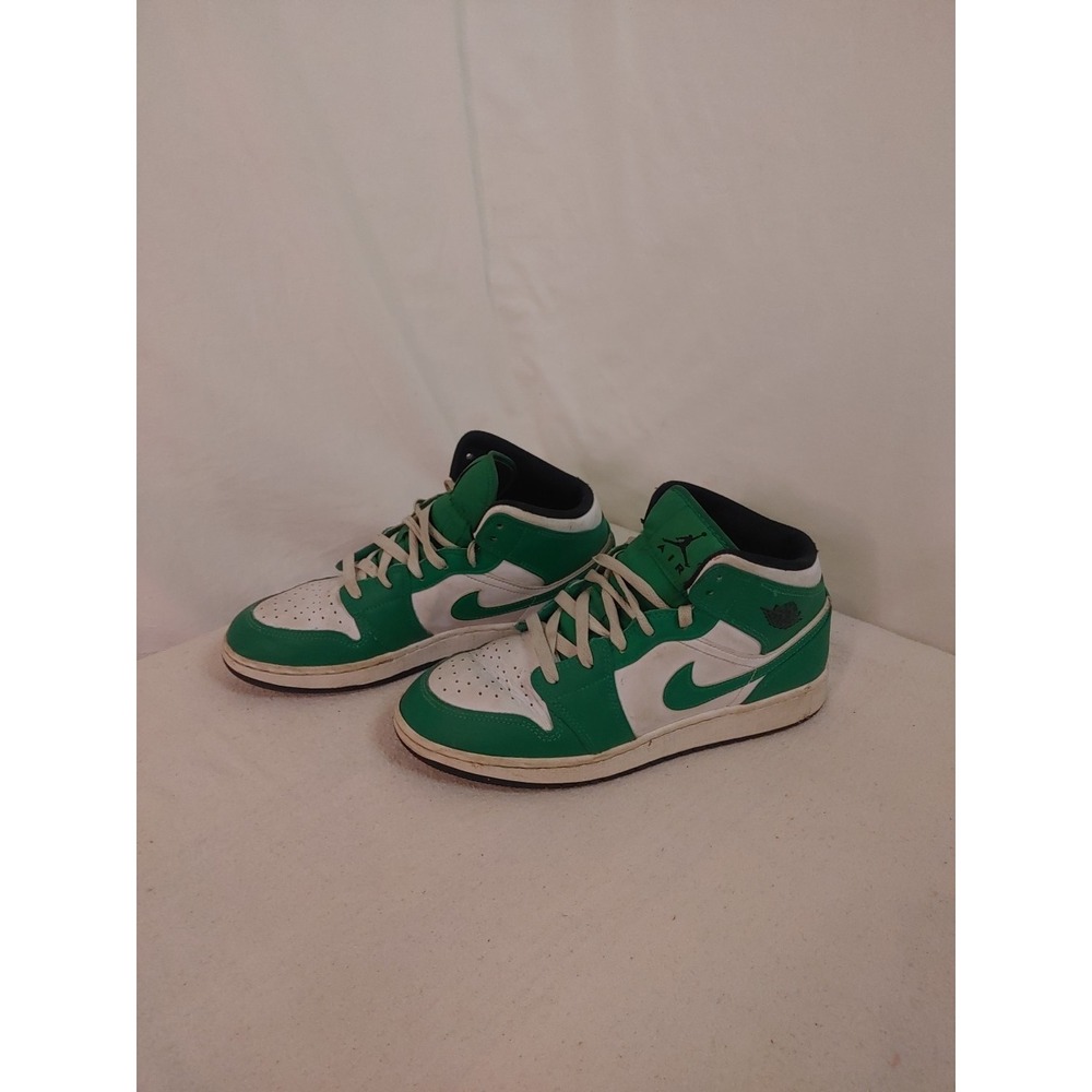 Air Jordan 1 Mid SE 'Oxidized Dark Green & White' DQ8423-301‎ size US 6.5Y